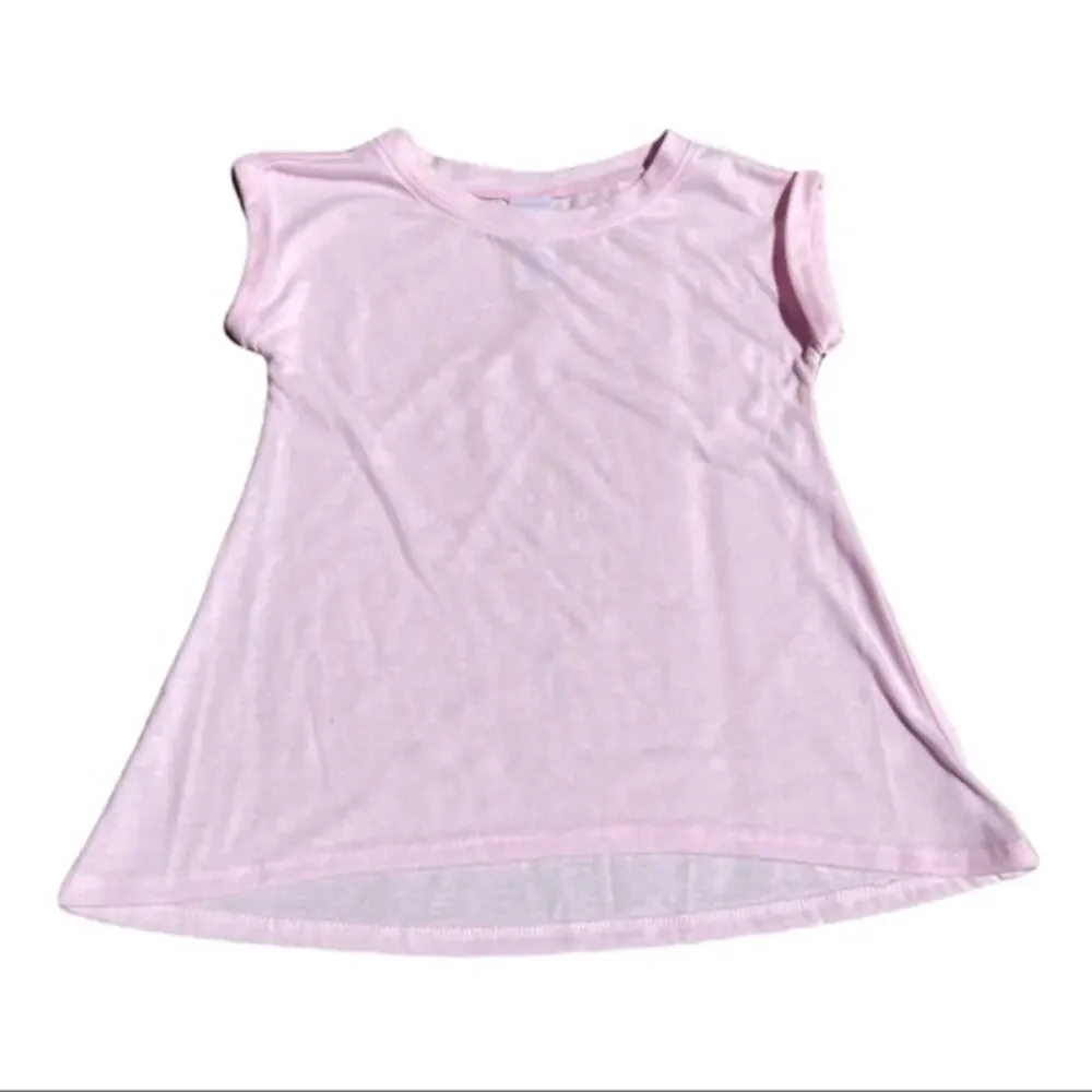 The Children's Place Girls Pajama‎ Top Size Small 5 6 Pink Swing Knit